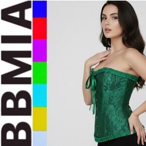 Elegant Green Corset Top